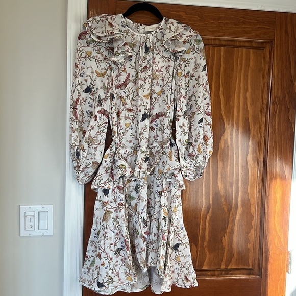 Zimmermann Frilled Butterfly Mini Dress - Picture 8 of 10